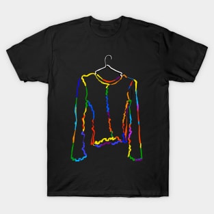 Pop Art Fashion Clothing Silhouette T-Shirt